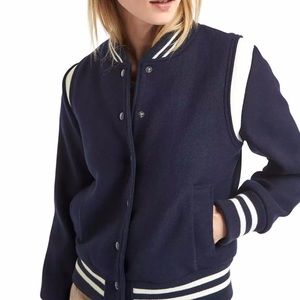Gap varsity jacket navy size small